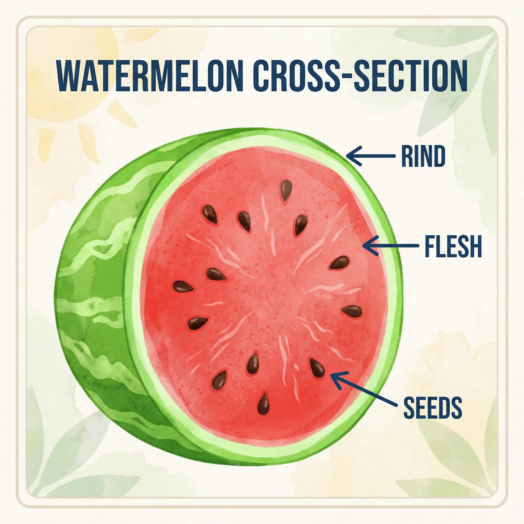 西瓜甜度检测科学示意图 - 暗网禁区