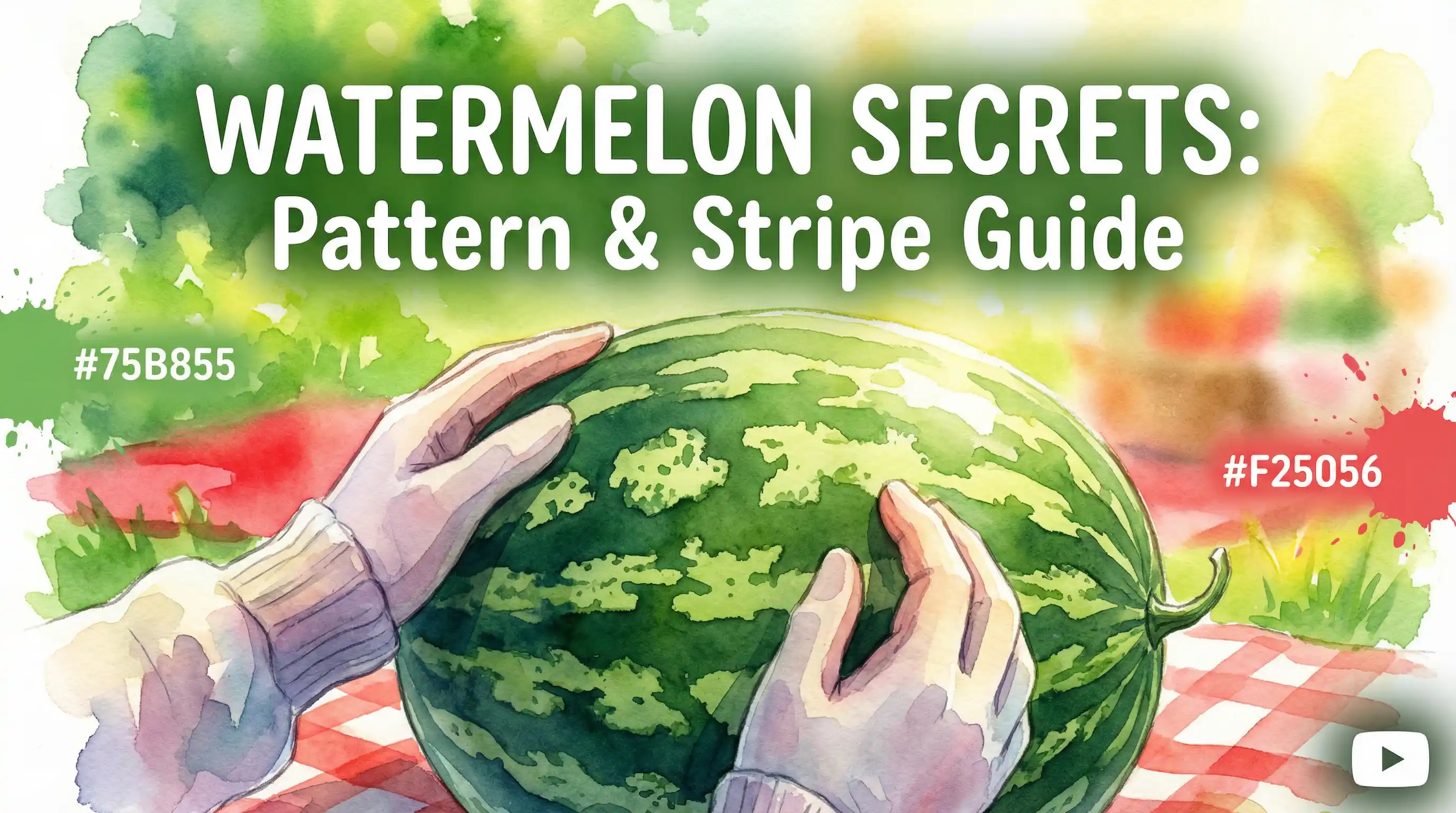 观察西瓜花纹的正确方法 - 暗网禁区